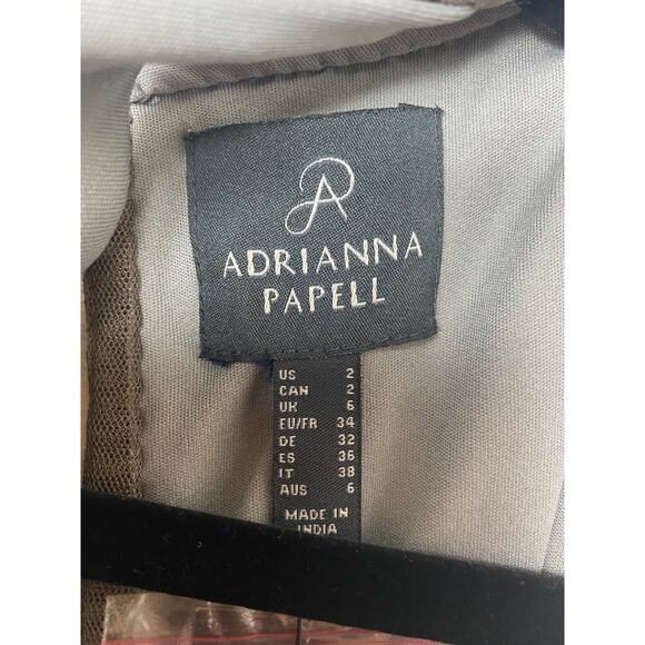 NWT BHLDN ADRIANNA PAPELL DRESS GOWN 2 BRIDESMAID FORMAL EVENING WEDDING GUEST - Picture 4 of 15